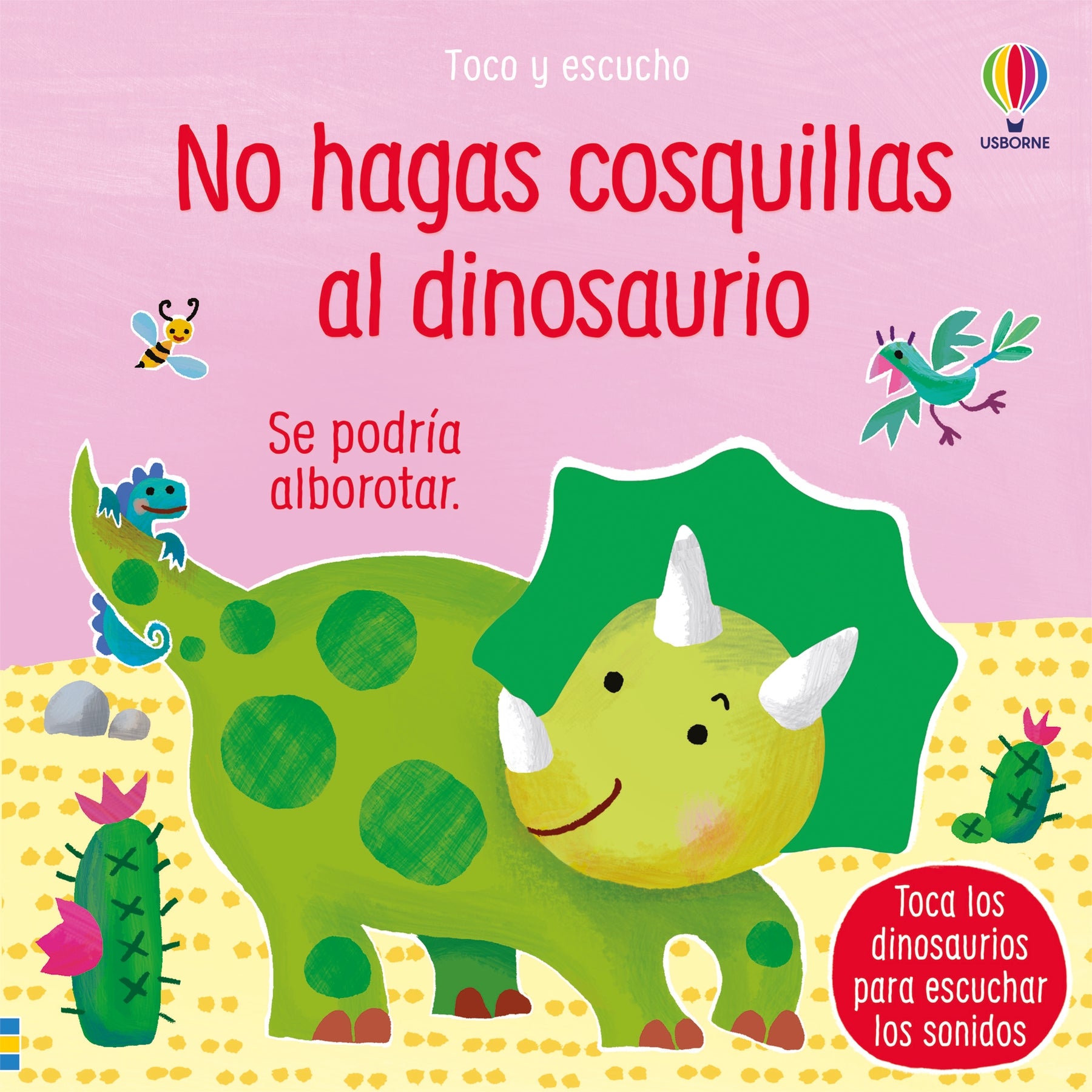 NO HAGAS COSQUILLAS AL DINOSAURIO | portada del libro