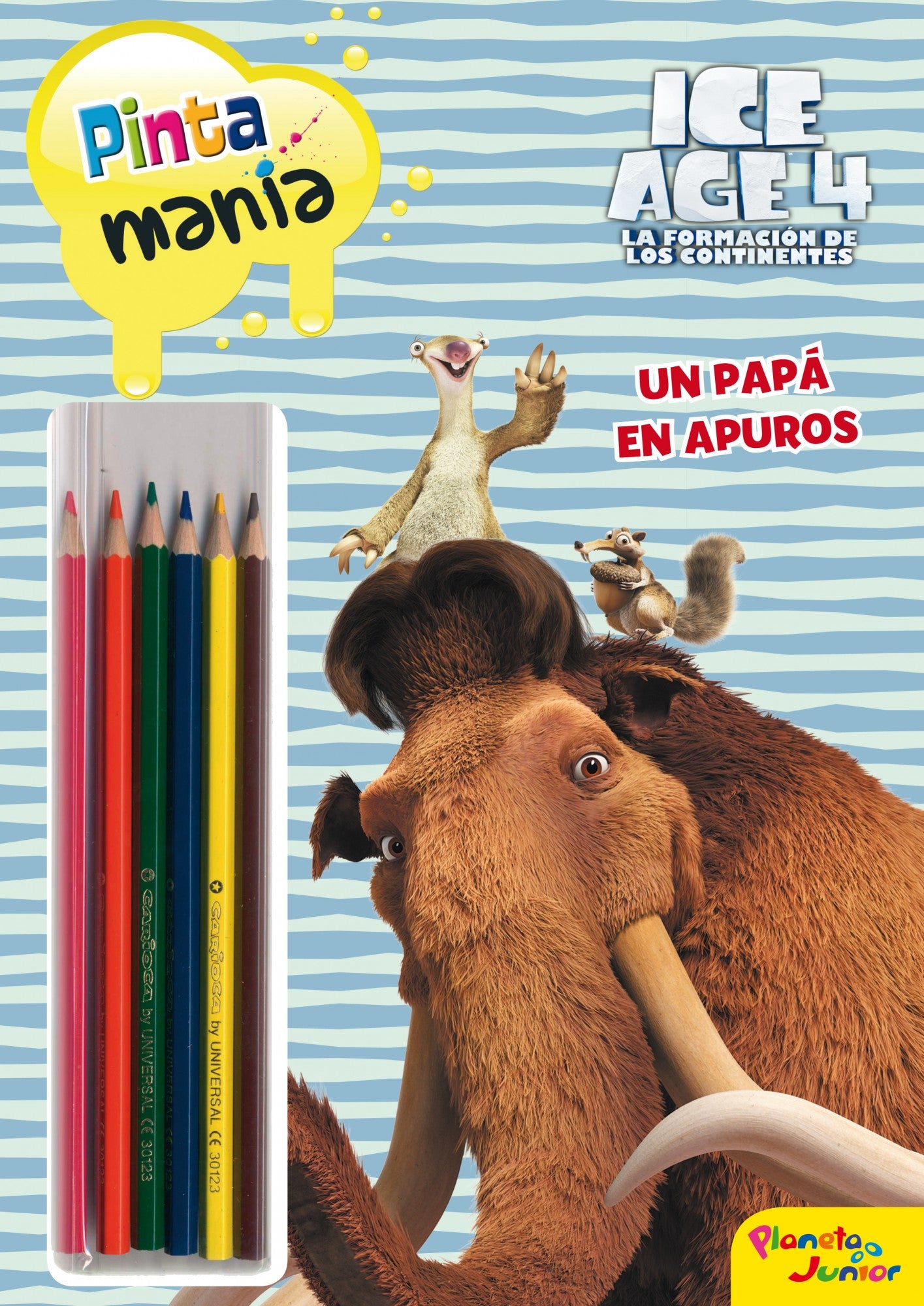 Ice Age 4. Pintamanía lápices de colores, de Ice Age 4 | portada del libro