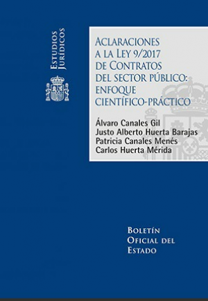 ACLARACIONES A LA LEY 9/2017 DE CONTRATOS DEL SECTOR PUBLIC | portada del libro