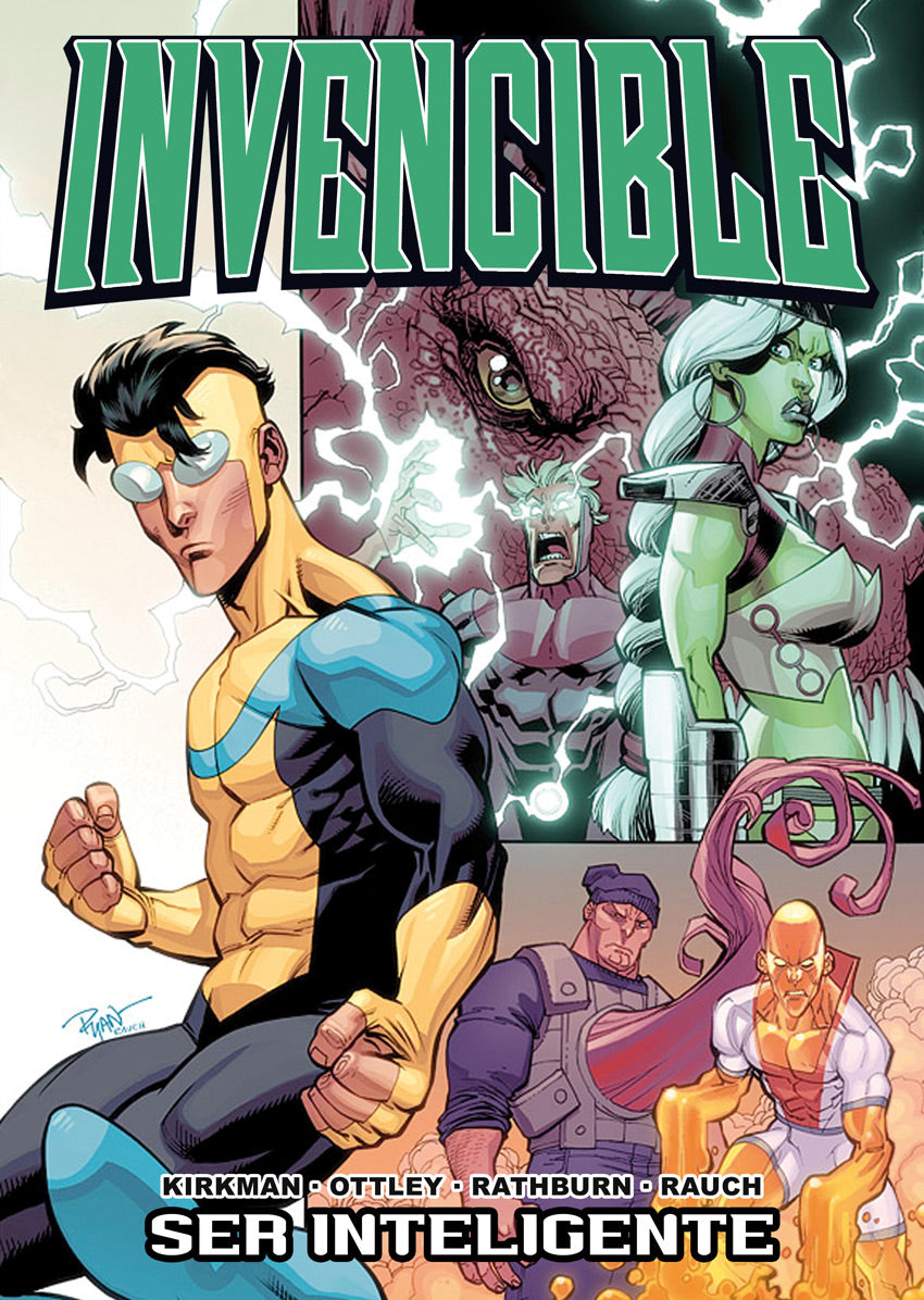 INVENCIBLE Nº 17: SER INTELIGENTE, de Kirkman | portada del libro