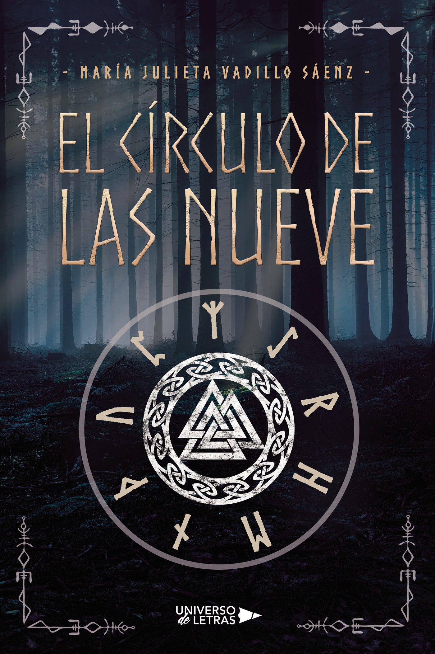 El círculo de las nueve, de María Julieta Vadillo Sáenz | portada del libro