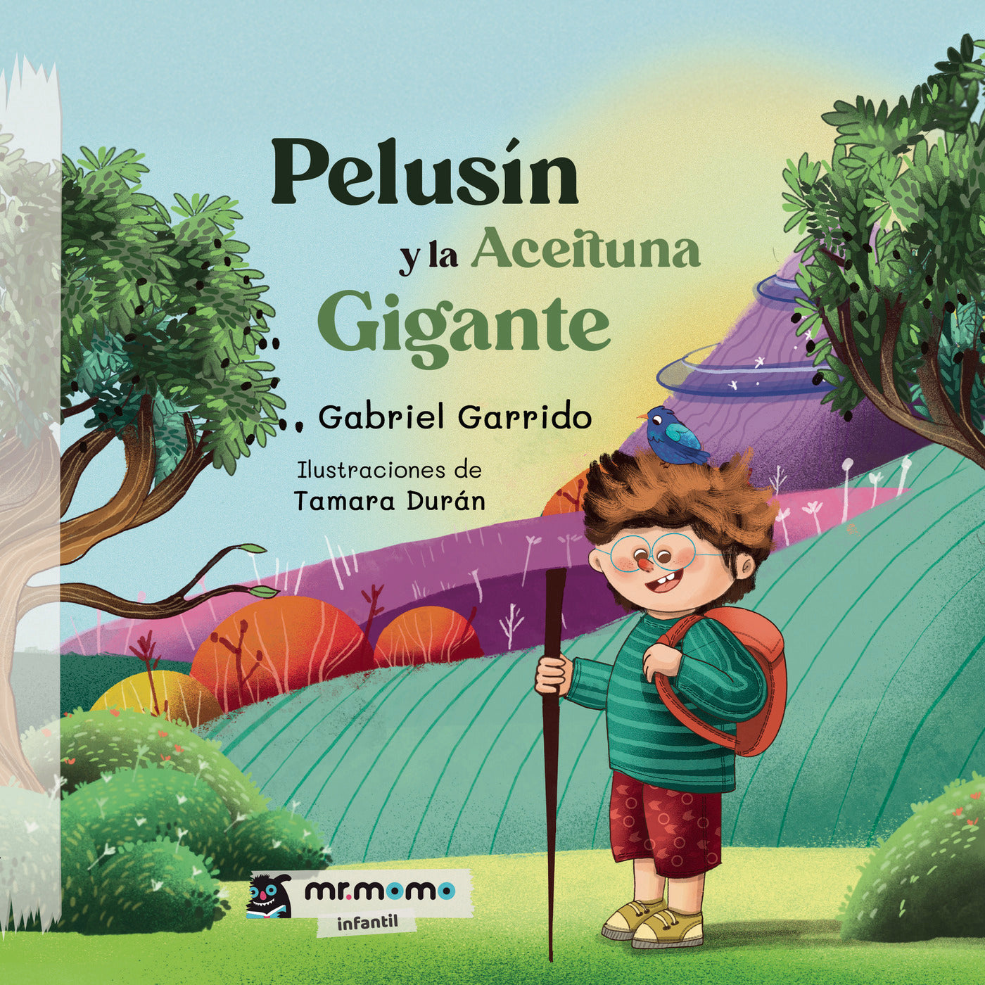 Pelusín y la Aceituna Gigante, de Gabriel Garrido | portada del libro