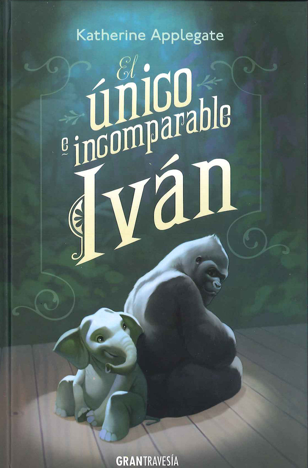 El único e incomparabe Iván, de Applegate | portada del libro