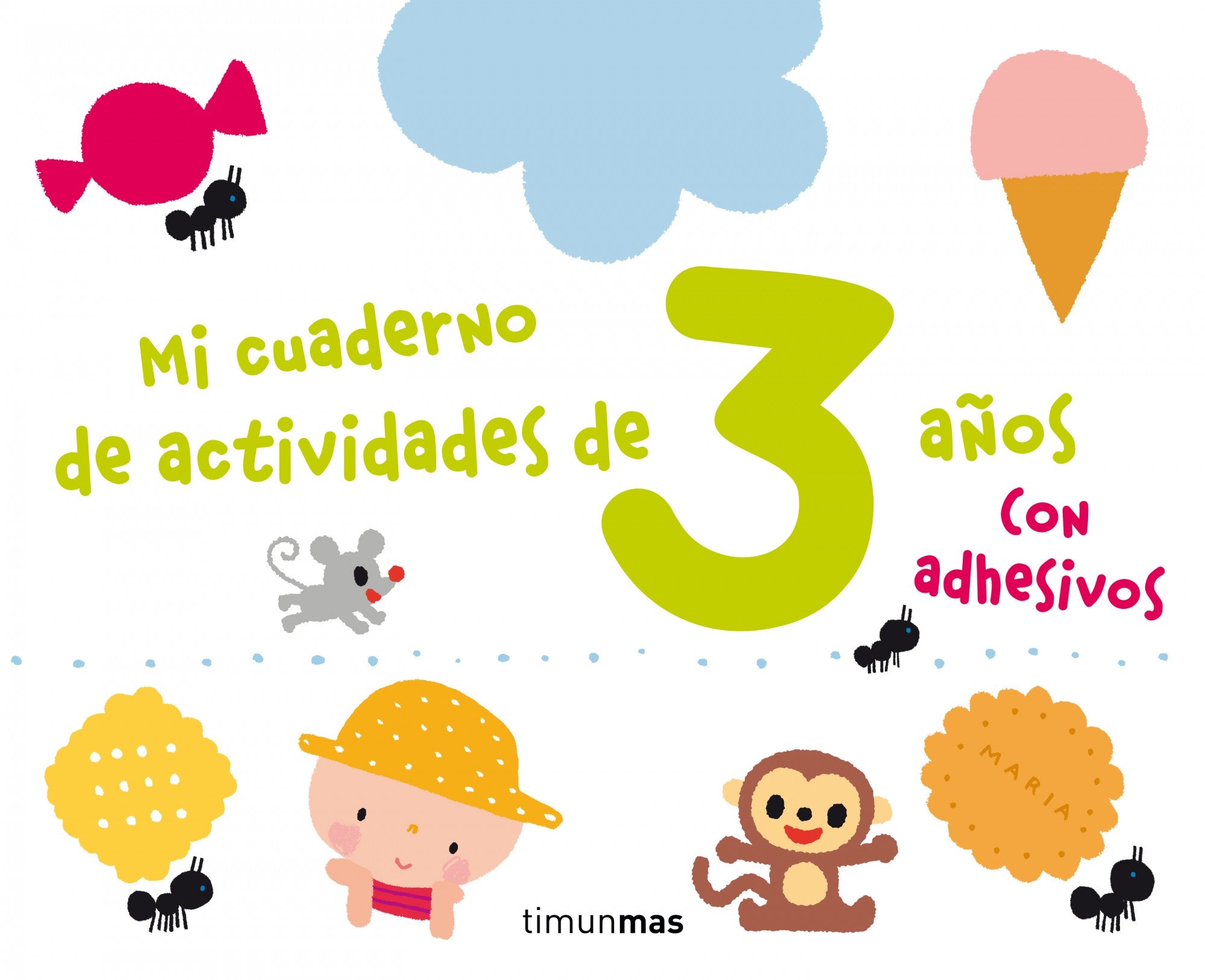 Mi cuaderno de actividades de 3 años, de AA. VV. | portada del libro