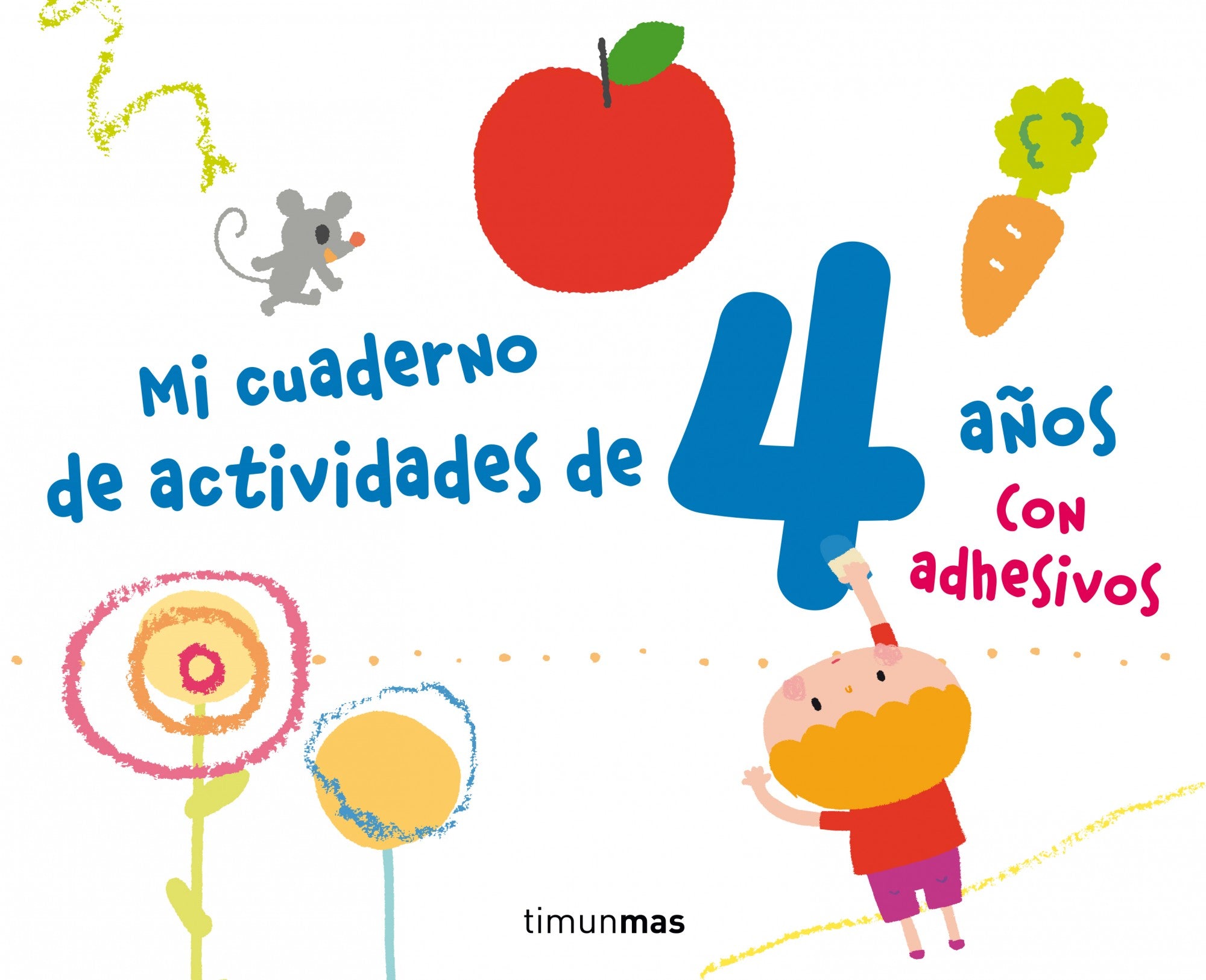 Mi cuaderno de actividades de 4 años, de AA. VV. | portada del libro