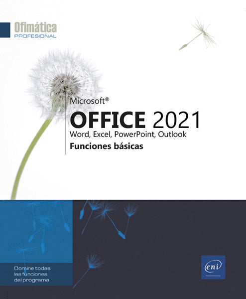 MICROSOFT OFFICE 2021 WORD EXCEL POWERPOINT OUTLOOK FUNCION | portada del libro