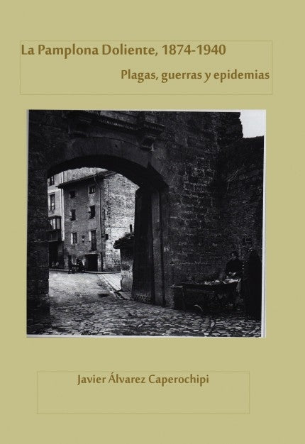 La Pamplona doliente, 1874-1940. Plagas, guerras y epidemias, de Caperochipi Álvarez | portada del libro