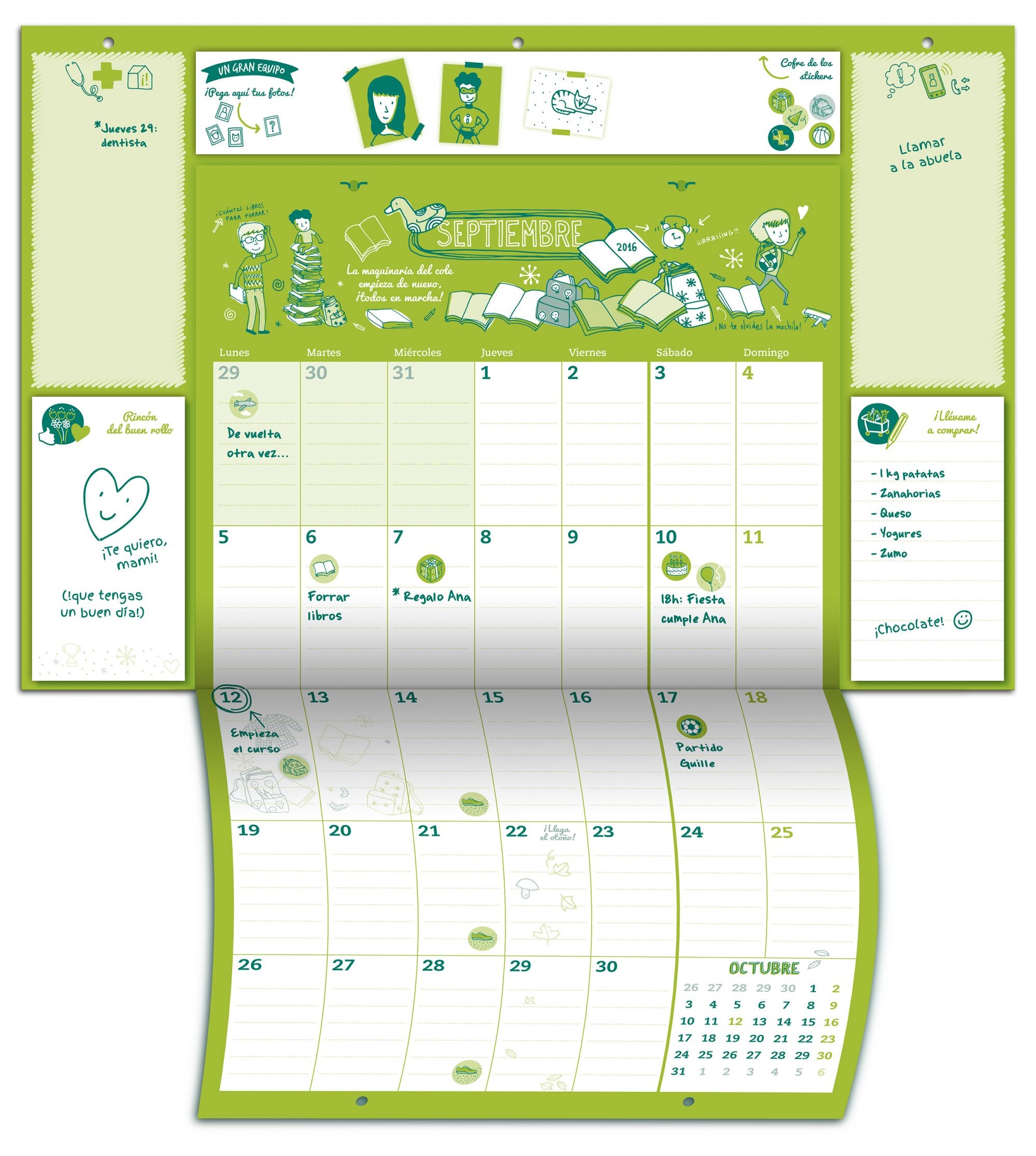 Tu calendario familiar, de AA. VV. | portada del libro