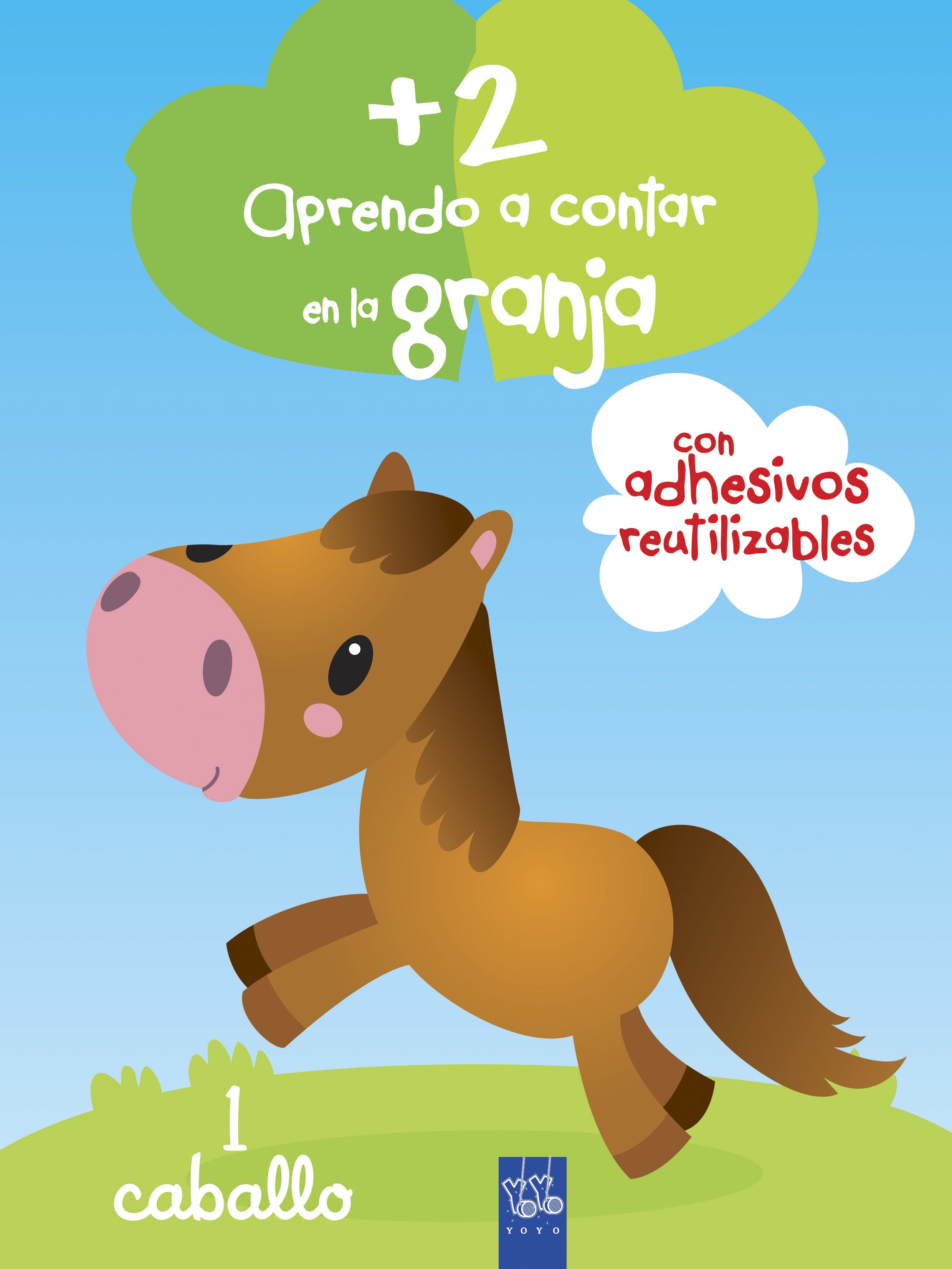 Aprendo a contar en la granja +2, de YOYO | portada del libro
