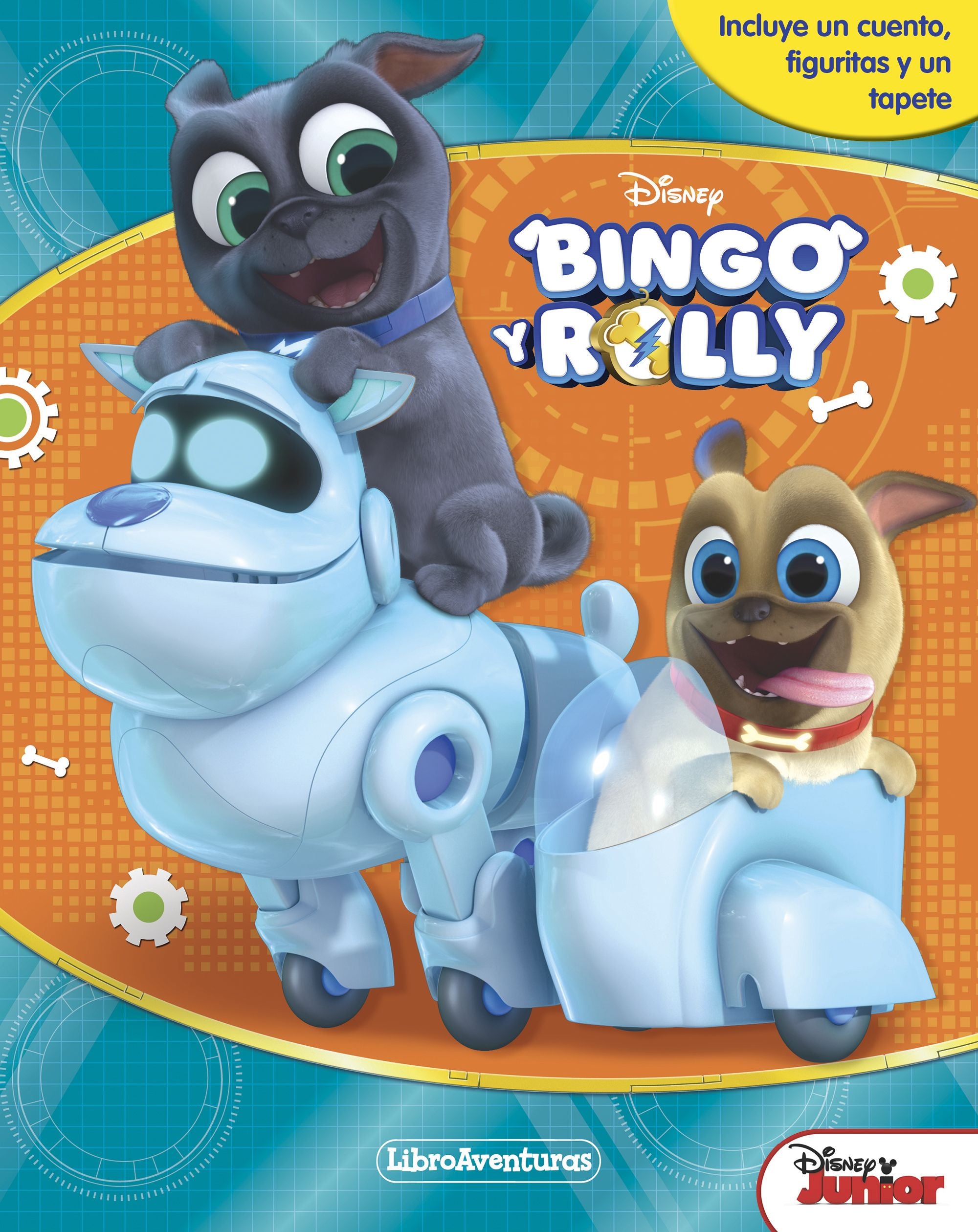 Bingo y Rolly. Libroaventuras, de Disney | portada del libro
