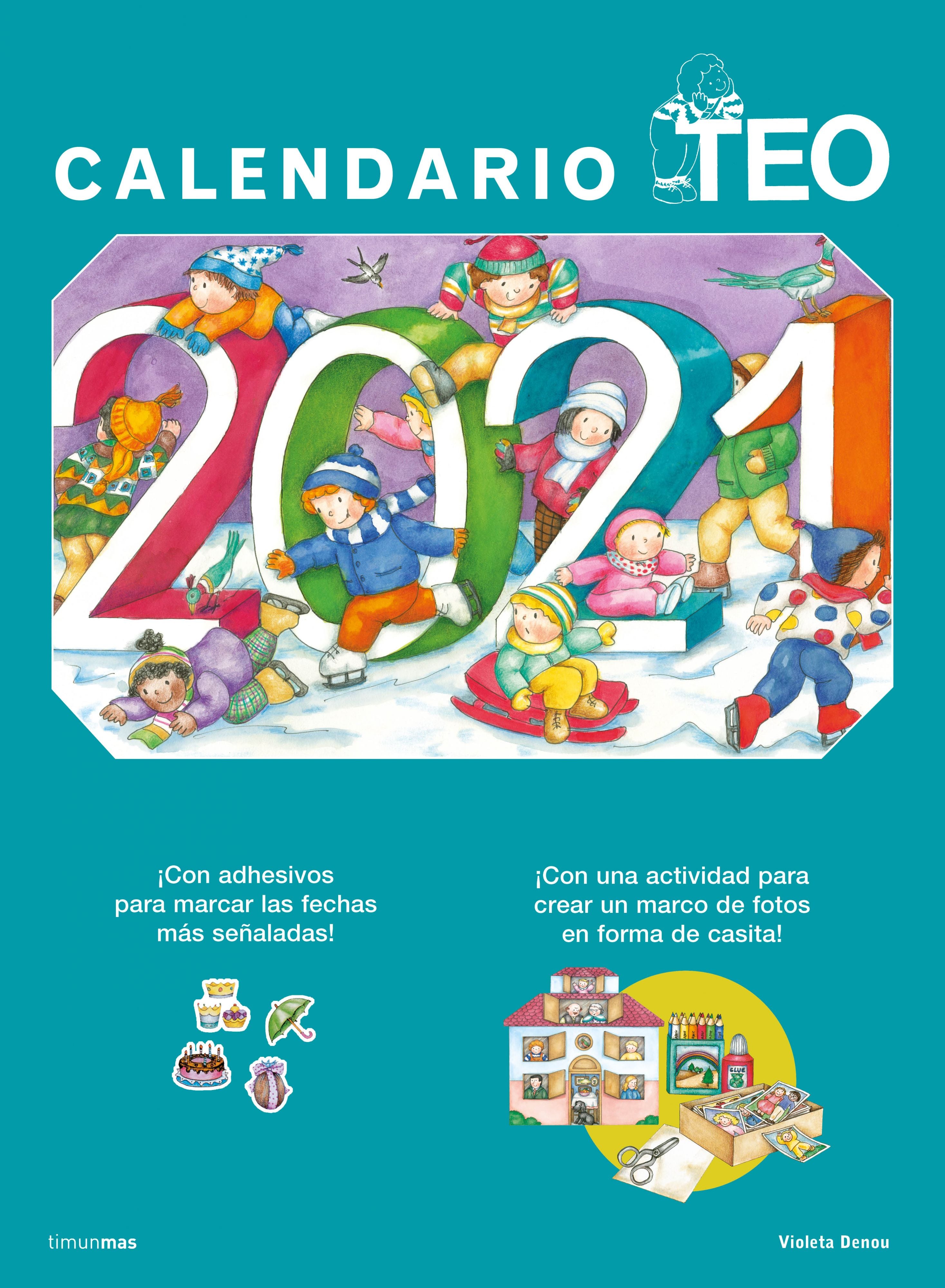 Calendario Teo 2021, de Denou | portada del libro