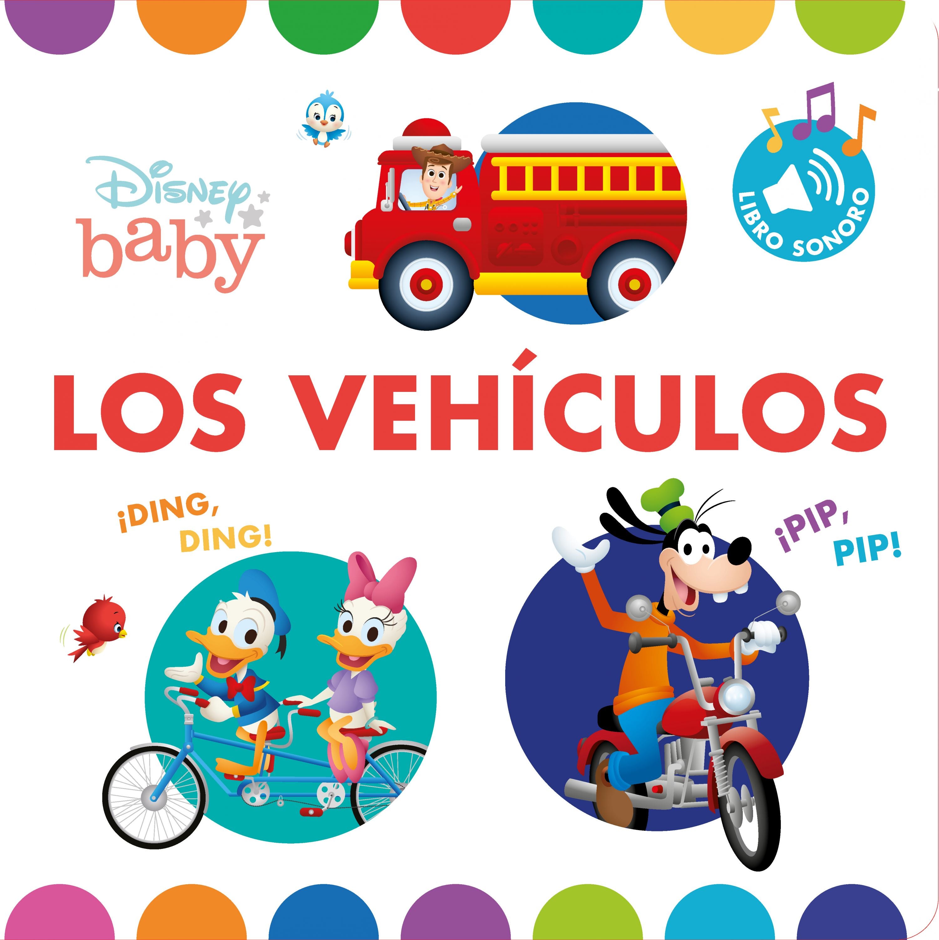 DISNEY BABY. LOS VEHICULOS. LIBRO CON SONIDOS, de DISNEY | portada del libro