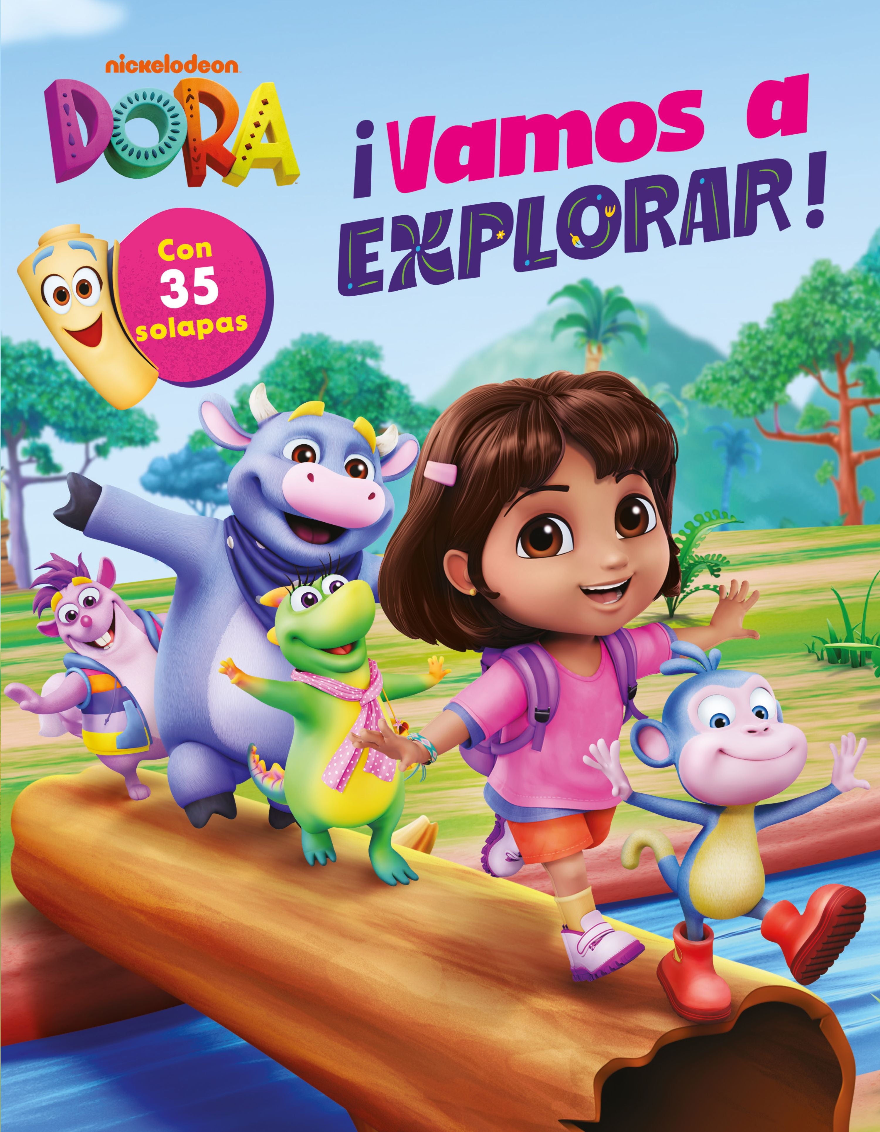 Dora. Vamos a explorar. Libro con solapas, de Dora | portada del libro