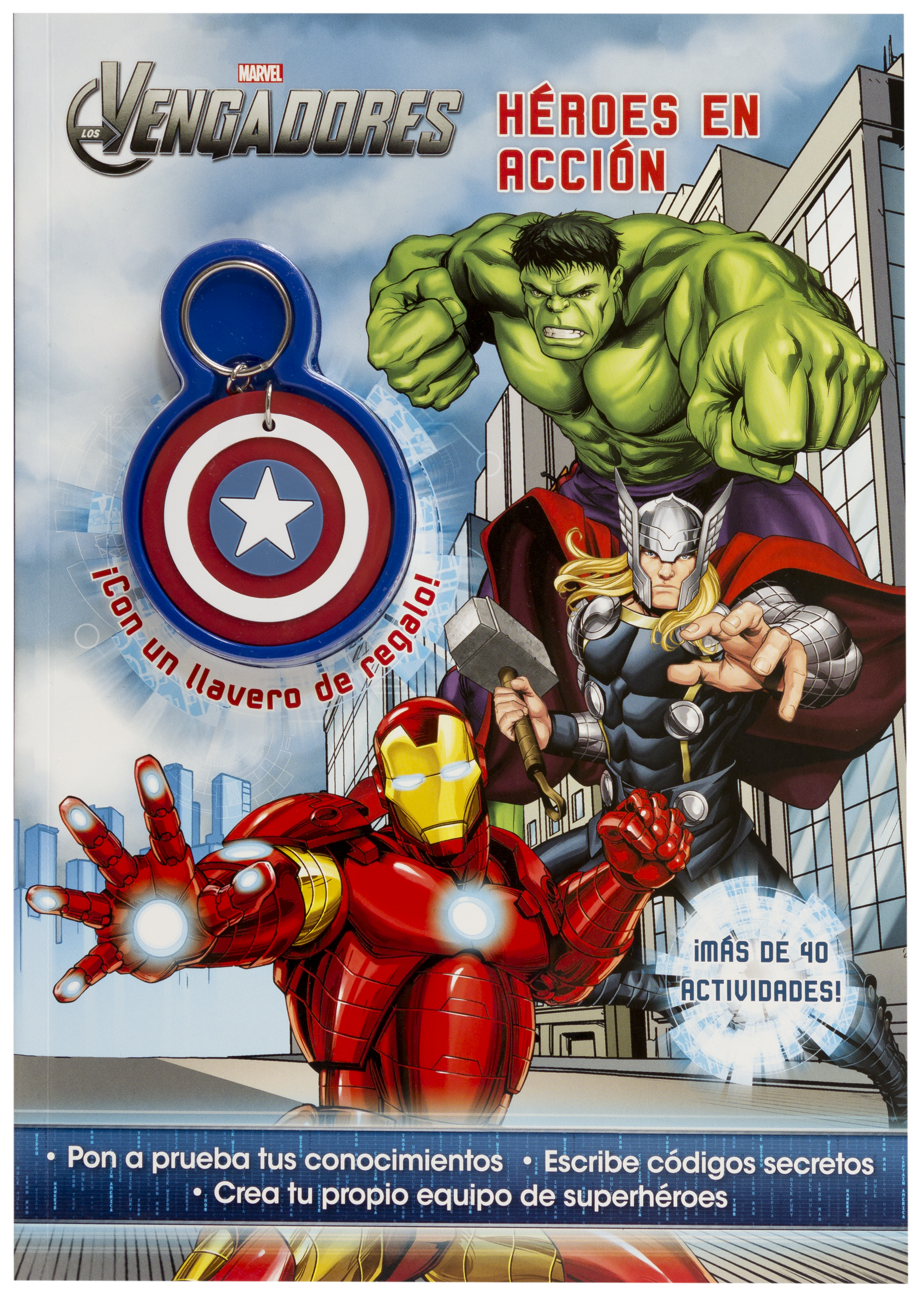 Los Vengadores. Héroes en acción, de Marvel | portada del libro