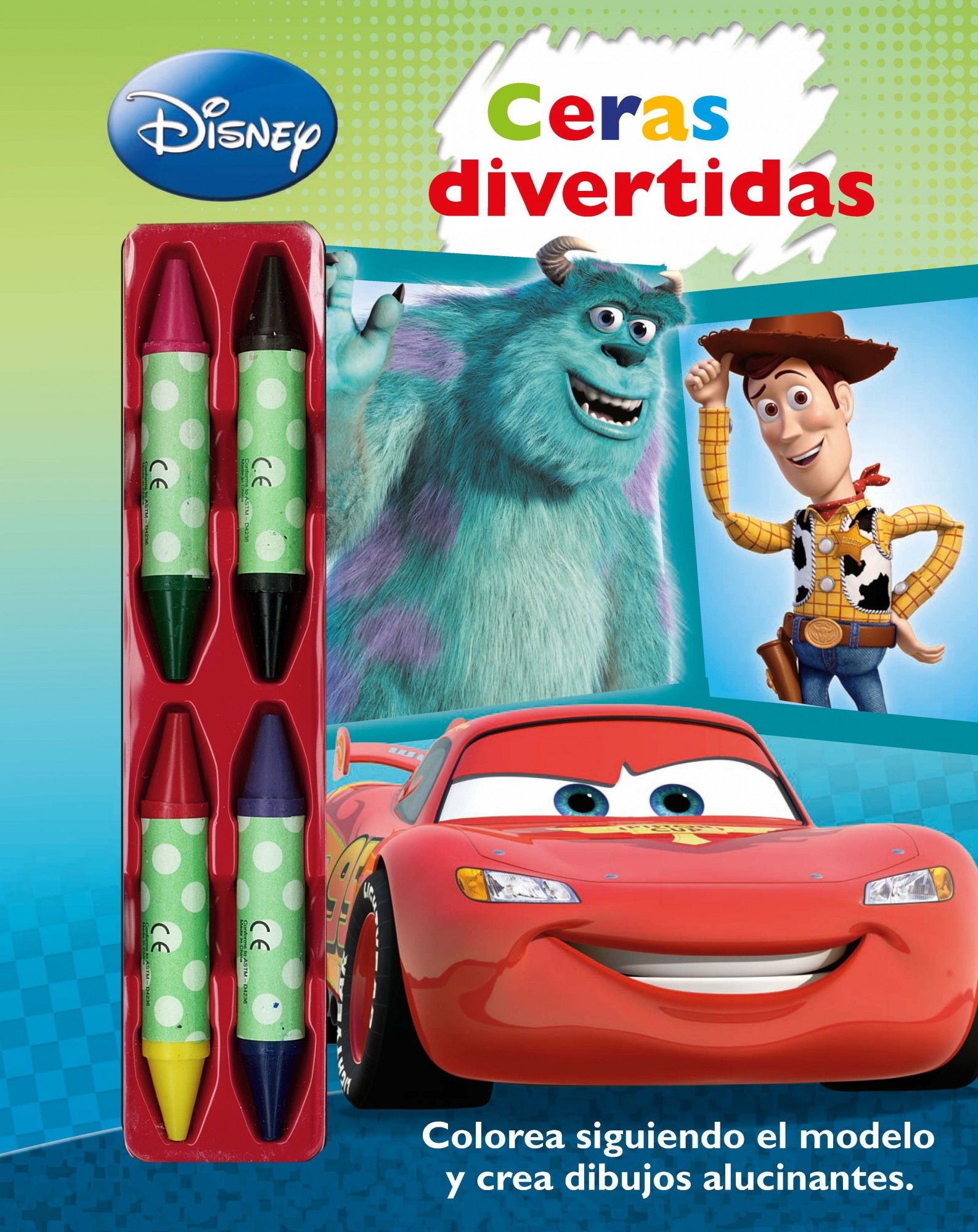 Pixar. Ceras divertidas, de Disney | portada del libro