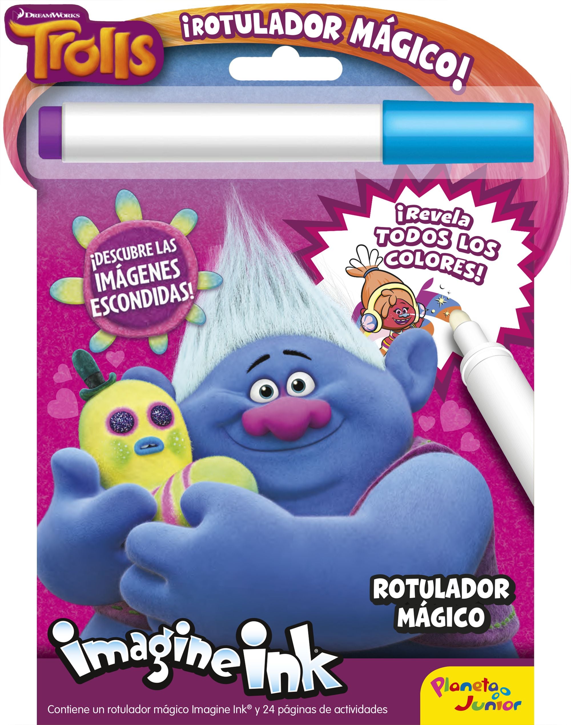 Trolls. Rotulador mágico, de Dreamworks | portada del libro