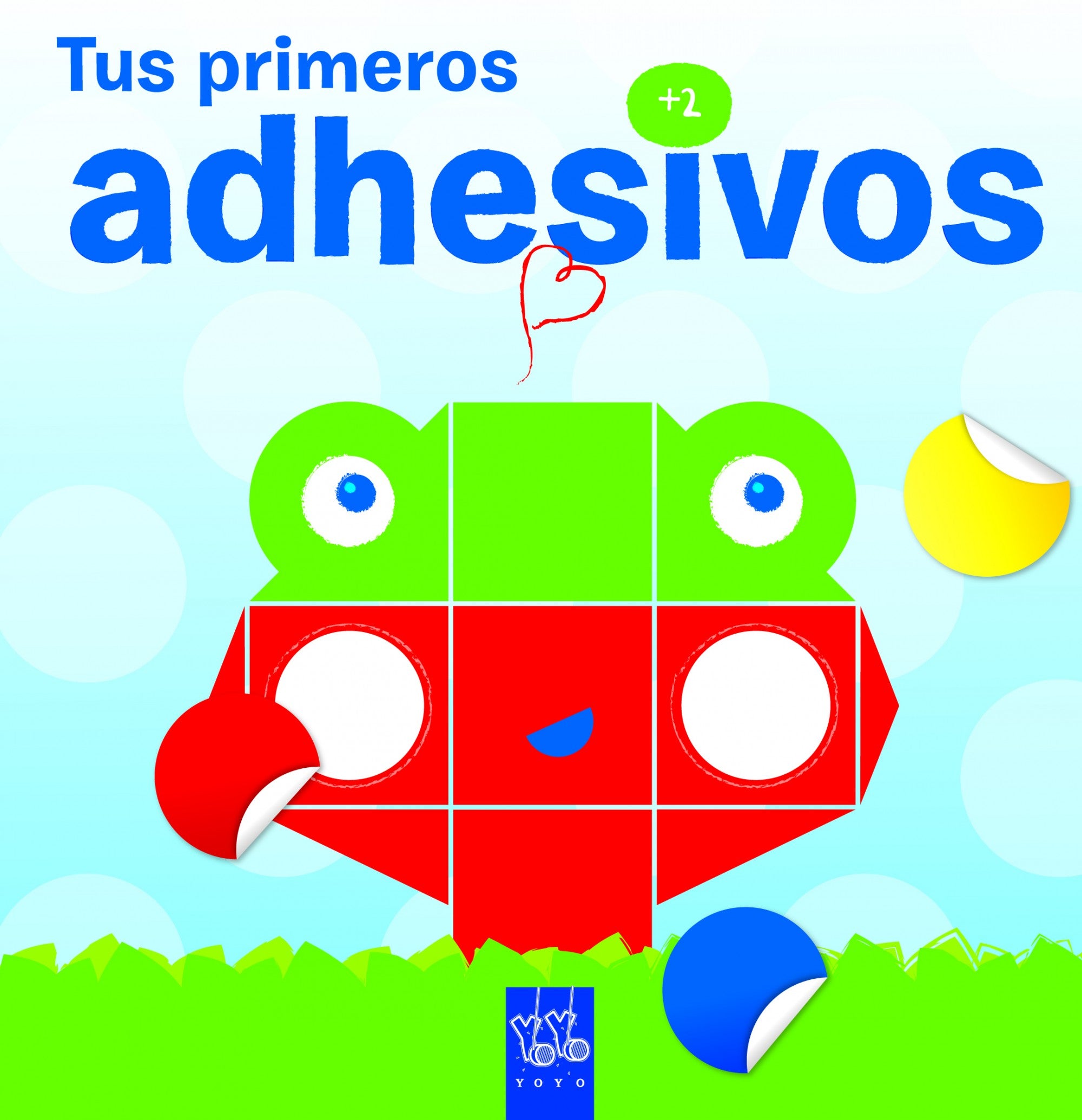 Tus primeros adhesivos +2. Rana, de YOYO | portada del libro