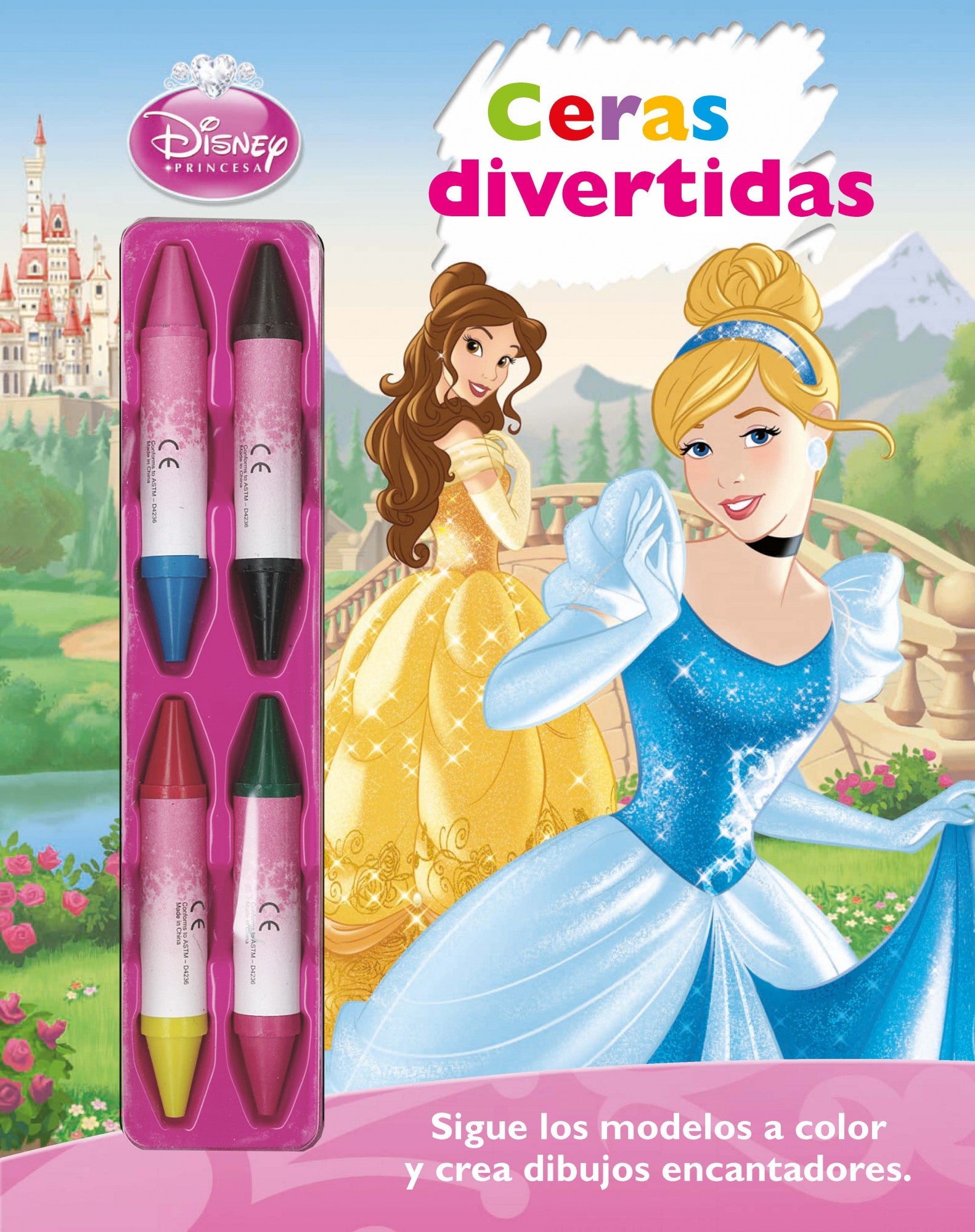 Princesas. Ceras divertidas, de Disney | portada del libro