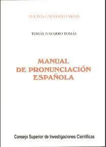 MANUAL DE PRONUNCIACIÓN ESPAÑOLA