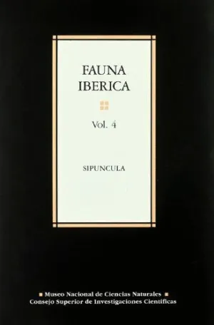 FAUNA IBÉRICA. VOL. 4. SIPUNCULA