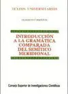 INTRODUCCIÓN A LA GRAMÁTICA COMPARADA DEL SEMÍTICO MERIDIONAL