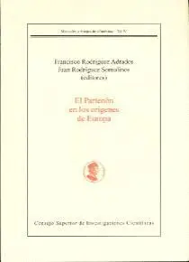 EL PARTENÓN EN LOS ORÍGENES DE EUROPA