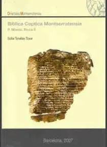 BIBLICA COPTICA MONTSERRATENSIA (P. MONTS. ROCA II)