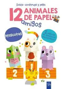 12 ANIMALES DE PAPEL: EL CAMPO (DOBLA, CONSTRUYE Y PEGA)