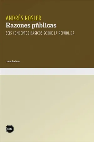 RAZONES PÚBLICAS: SEIS CONCEPTOS BÁSICOS SOBRE LA REPÚBLICA