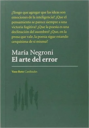 EL ARTE DEL ERROR