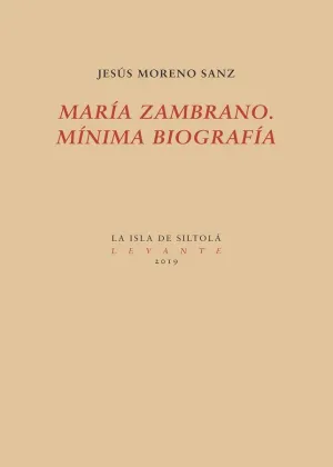 MARÍA ZAMBRANO. MÍNIMA BIOGRAFÍA