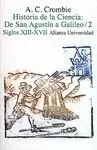 HISTORIA DE LA CIENCIA DE SAN AGUSTÍN A GALILEO. 2. SIGLOS XIII-XVII