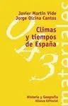 CLIMAS Y TIEMPOS DE ESPAÑA