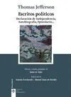 ESCRITOS POLÍTICOS : DECLARACIÓN DE INDEPENDENCIA, AUTOBIOGRAFÍA, EPISTOLARIO--