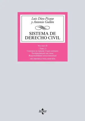 SISTEMA DE DERECHO CIVIL. (VOLUMEN II, TOMO 2): <BR>