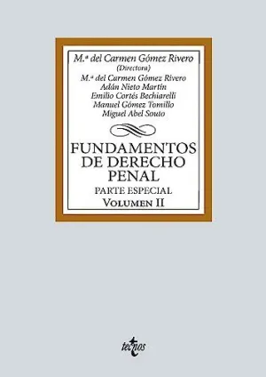 FUNDAMENTOS DE DERECHO PENAL. VOLUMEN II. PARTE ESPECIAL