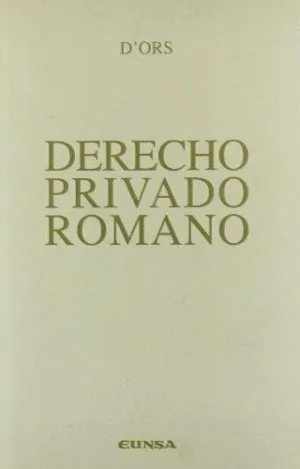 DERECHO PRIVADO ROMANO