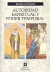 AUTORIDAD ESPIRITUAL Y PODER TEMPORAL