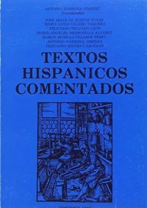 TEXTOS HISPANICOS COMENTADOS