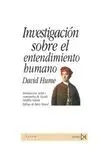 INVESTIGACION SOBRE EL ENTENDIMIENTO HUMANO