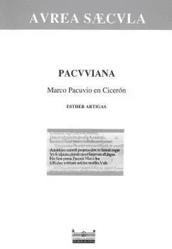 PACVVIANA. MARCO PACUVIO EN CICERÓN