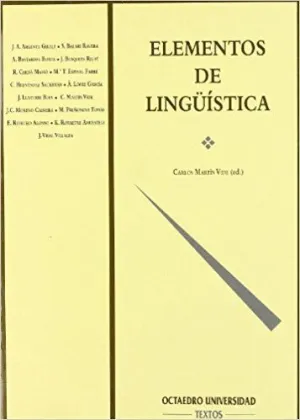 ELEMENTOS DE LINGÜÍSTICA