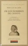 DE LOS NOMBRES DE CRISTO