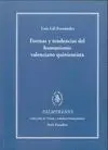 FORMAS Y TENDENCIAS DEL HUMANISMO VALENCIANO QUINIENTISTA (CARTONÉ)