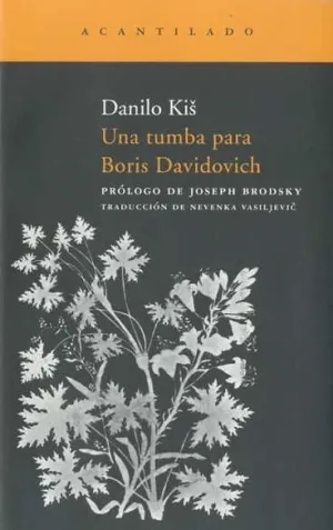 UNA TUMBA PARA BORIS DAVIDOVICH