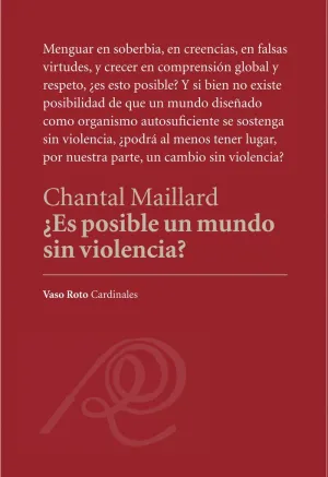 ¿ES POSIBLE UN MUNDO SIN VIOLENCIA?